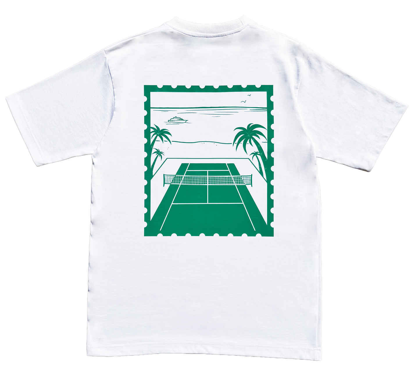 Courtside T-shirt (Teal Green)